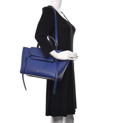 Celine Grained Calfskin Mini Belt Bag Indigo 2 of 9