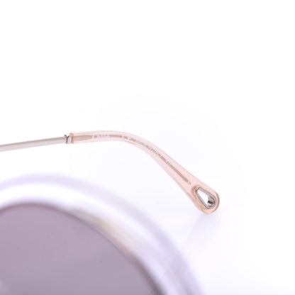 Chloe Metal Oversized Round Carlina Oversized Round Sunglasses CE114ST Gold 6 of 7