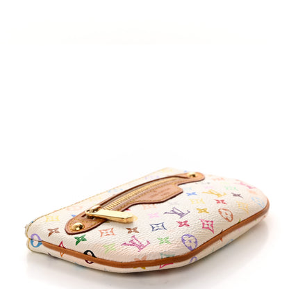 Louis Vuitton Monogram Multicolor Pochette Plate MM White 4 of 6