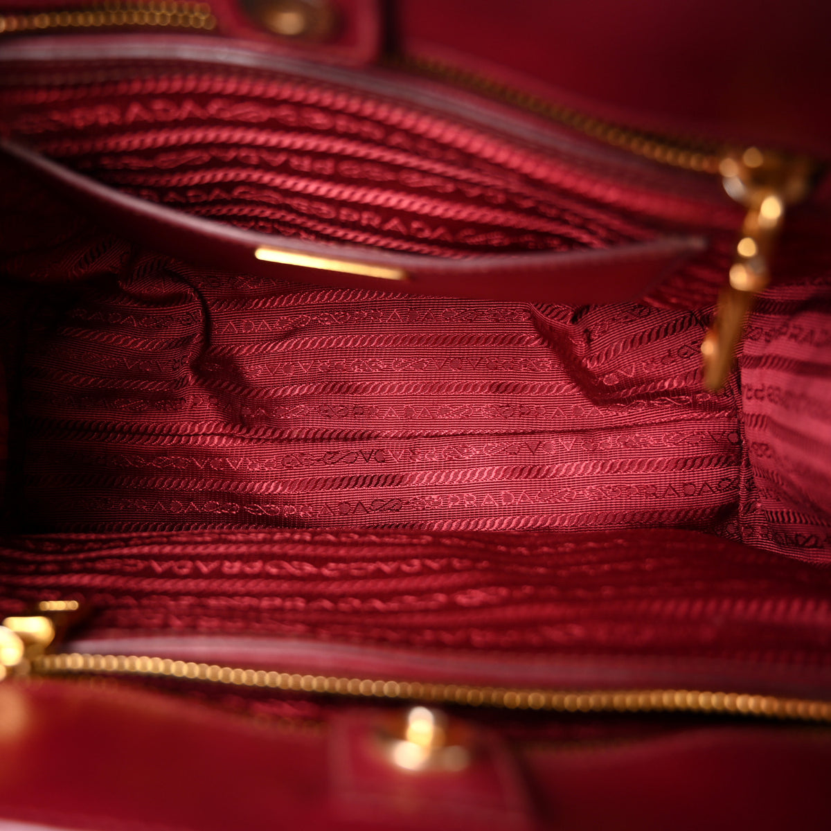 Saffiano Lux 2way Tote Cerise Fuoco