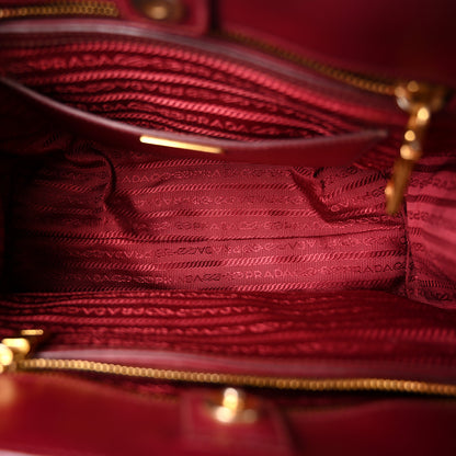 Prada Saffiano Lux 2way Tote Cerise Fuoco 5 of 14