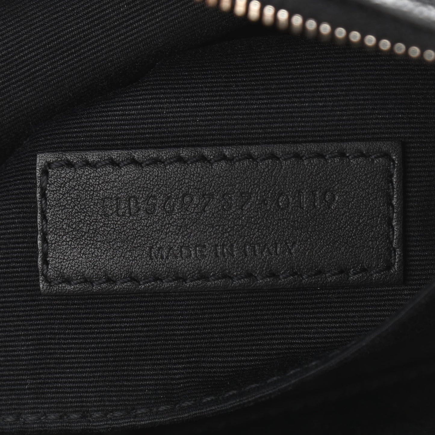 Grain De Poudre Monogram Belt Bag Black