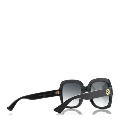Gucci Acetate Square Frame Sunglasses GG0036S Black 3 of 8