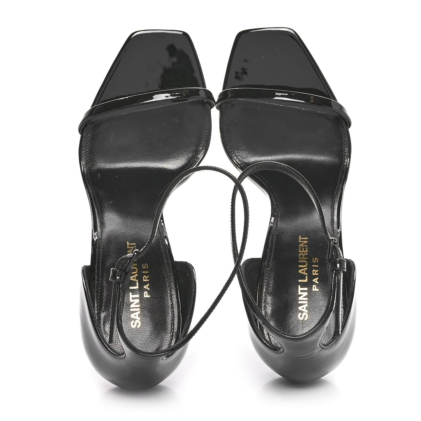 Patent Calfskin Opyum 110 39 Sandals 39 Black