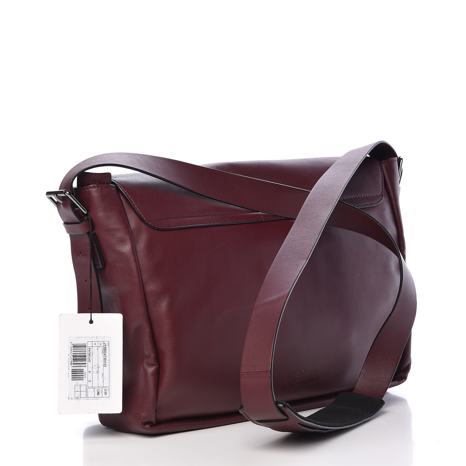 Valentino Garavani Vitello Rockstud Messenger Bag Rubin 3 of 12