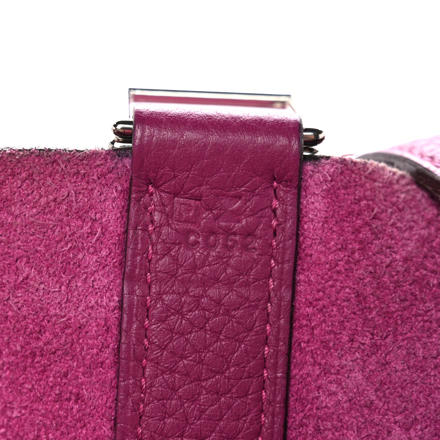 Hermes Taurillon Clemence Picotin Lock TGM Rose Pourpre 7 of 10
