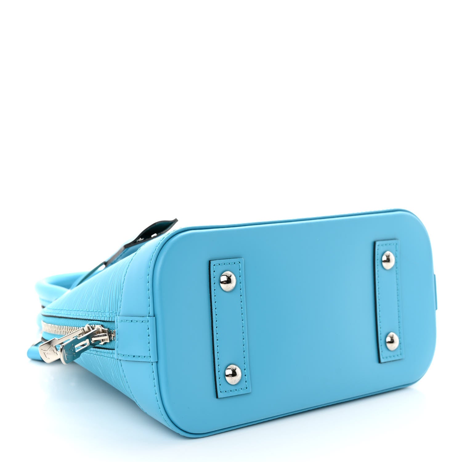 Louis Vuitton Epi Jacquard Alma BB Turquoise 4 of 9
