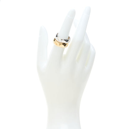 Cartier 18K Yellow White Gold Love Me Band Ring Set of 2 53 6.25 2 of 4