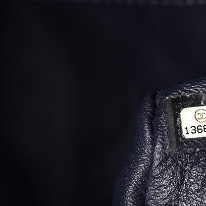 Chanel Metallic Lambskin Quilted Coco Cocoon Bowler Silver 7 of 17