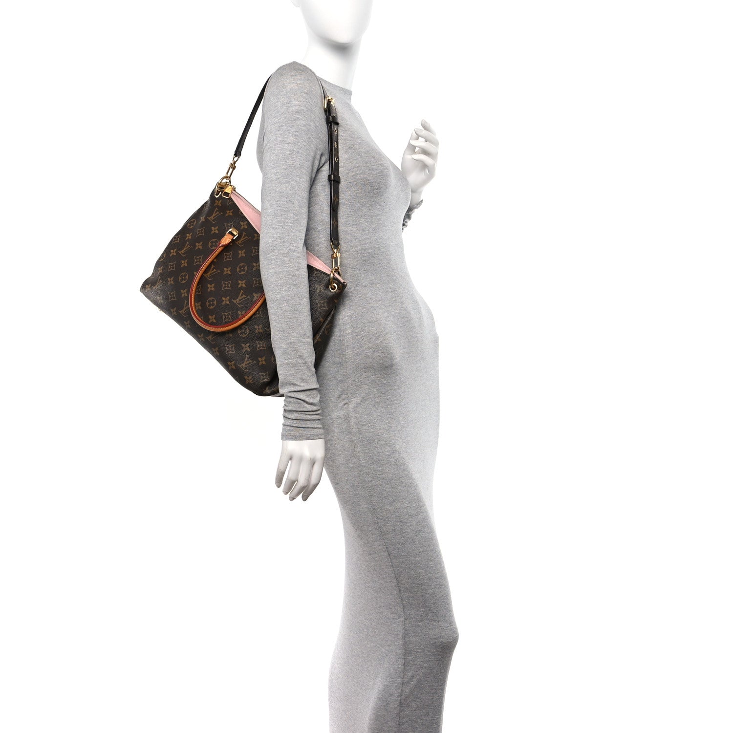 Louis Vuitton Monogram Pallas Rose Ballerine 2 of 9