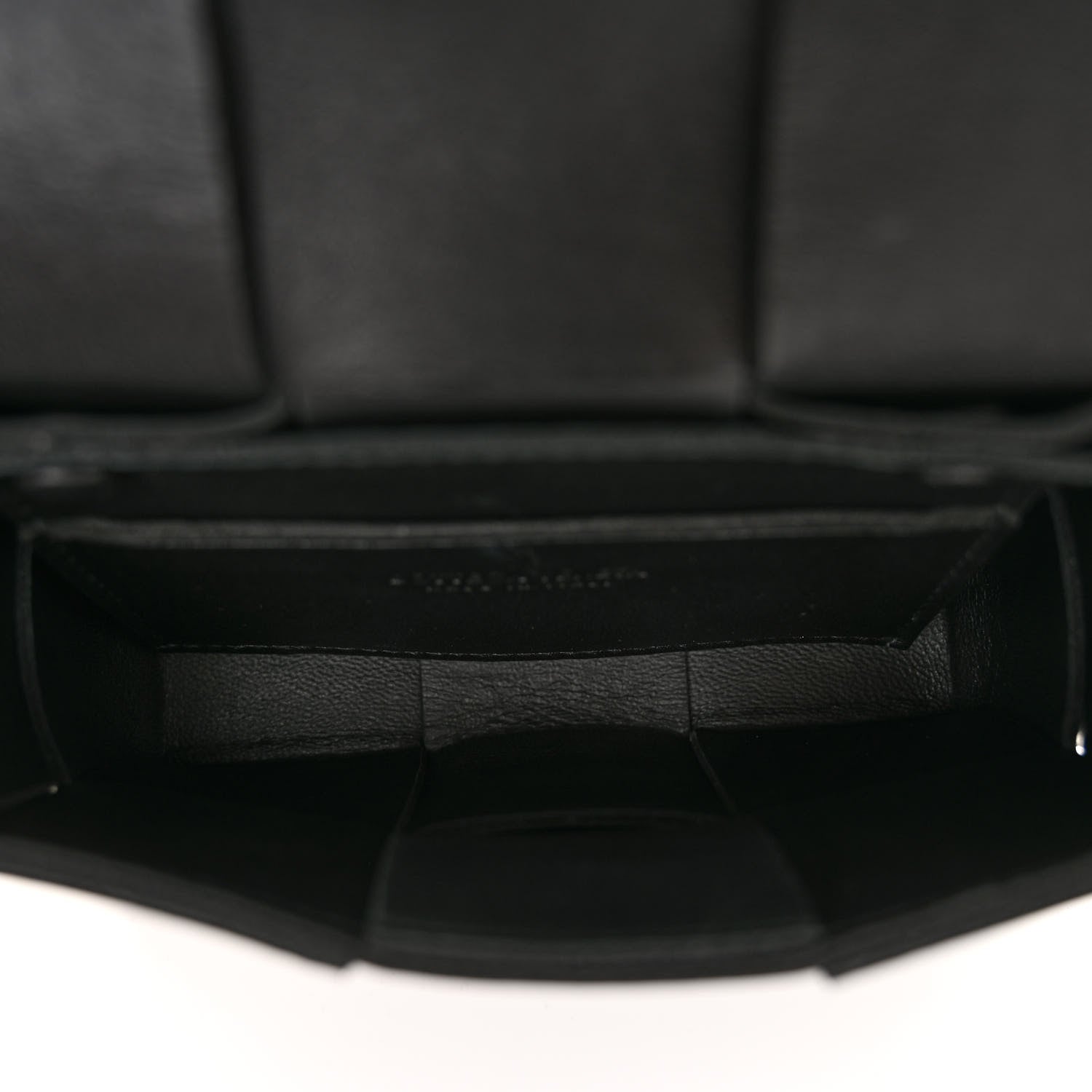 Bottega Veneta Lambskin Maxi Intrecciato Extra Mini Cassette Crossbody Bag Black 5 of 10