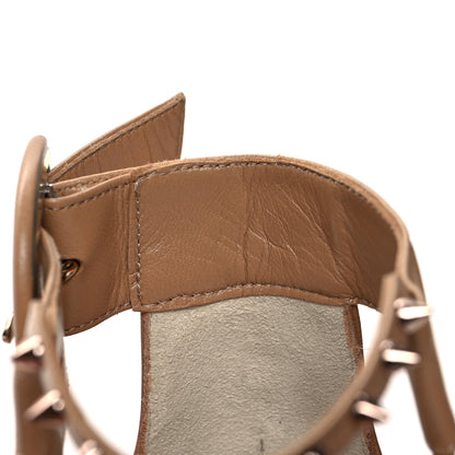 Christian Louboutin Kid Choca Lux 120 Sandals 36.5 Nude Pink Bronze 8 of 9