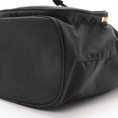 Prada Saffiano Tessuto Nylon Mini Bucket Crossbody Bag Black 11 of 11