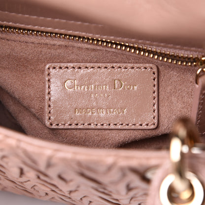 Christian Dior Lambskin Gathered Mini Lady Dior Fard 5 of 9
