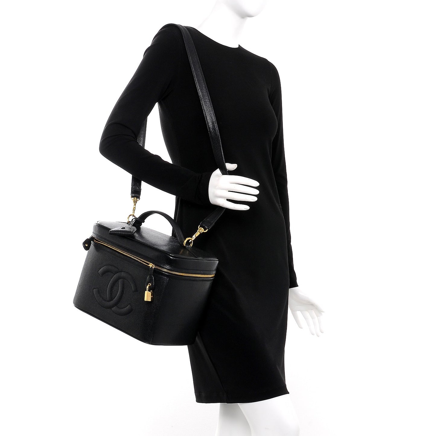 Caviar Vanity Case Black