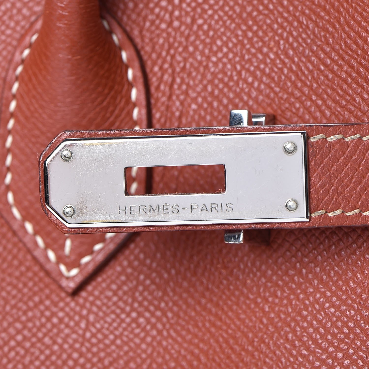 Hermes Epsom Birkin 30 Brique 14 of 38