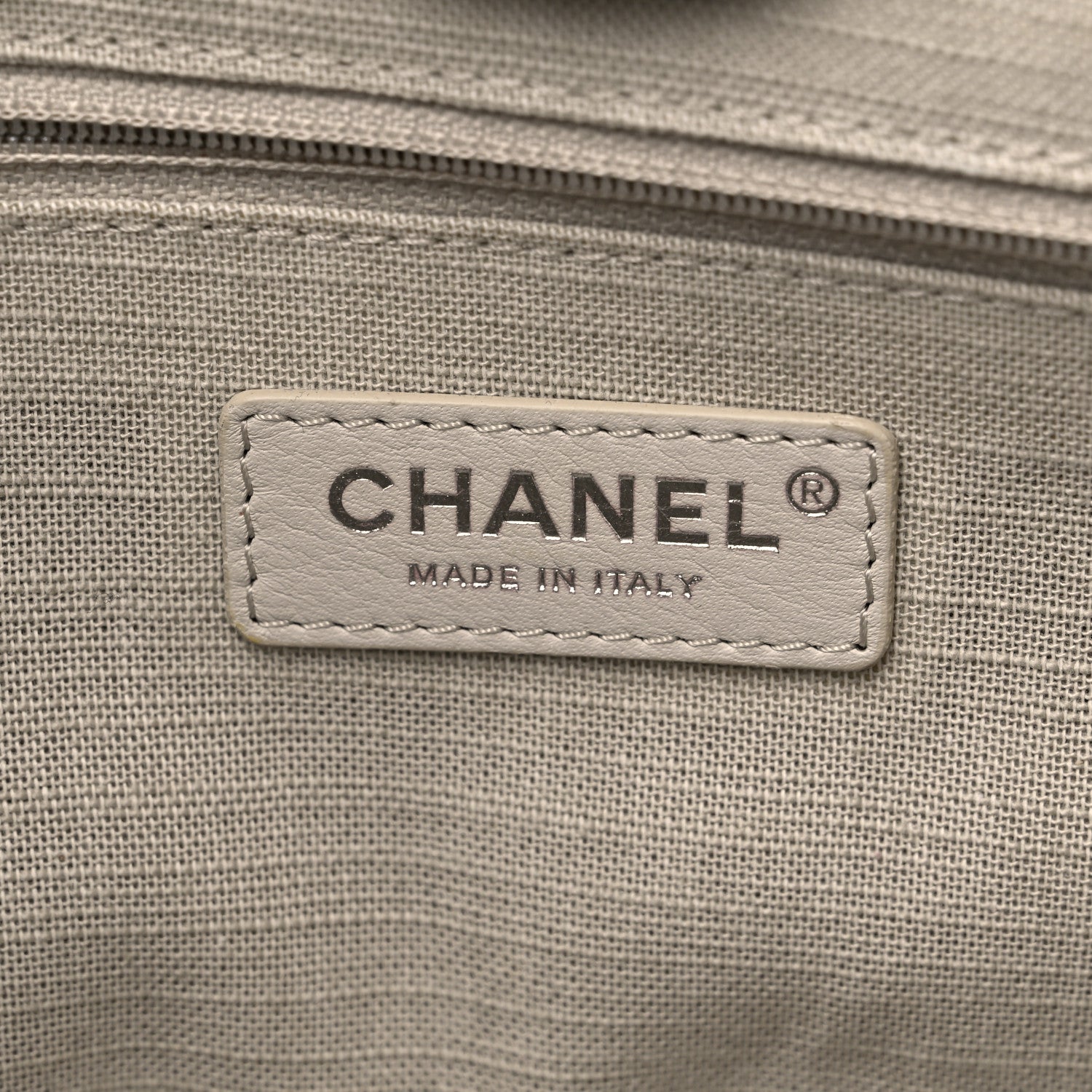 Chanel Metallic Calfskin Medium Deauville Tote Silver 8 of 11