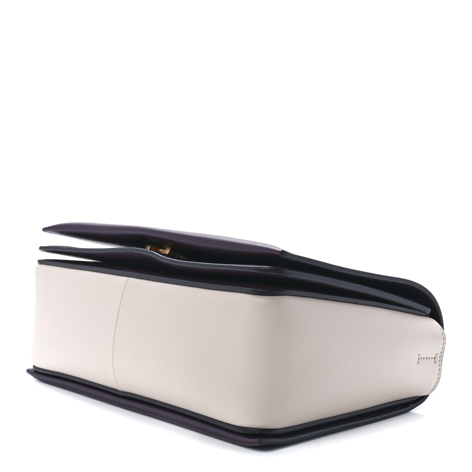 Celine Shiny Smooth Calfskin Medium Frame Shoulder Bag Velvet Desert 10 of 12