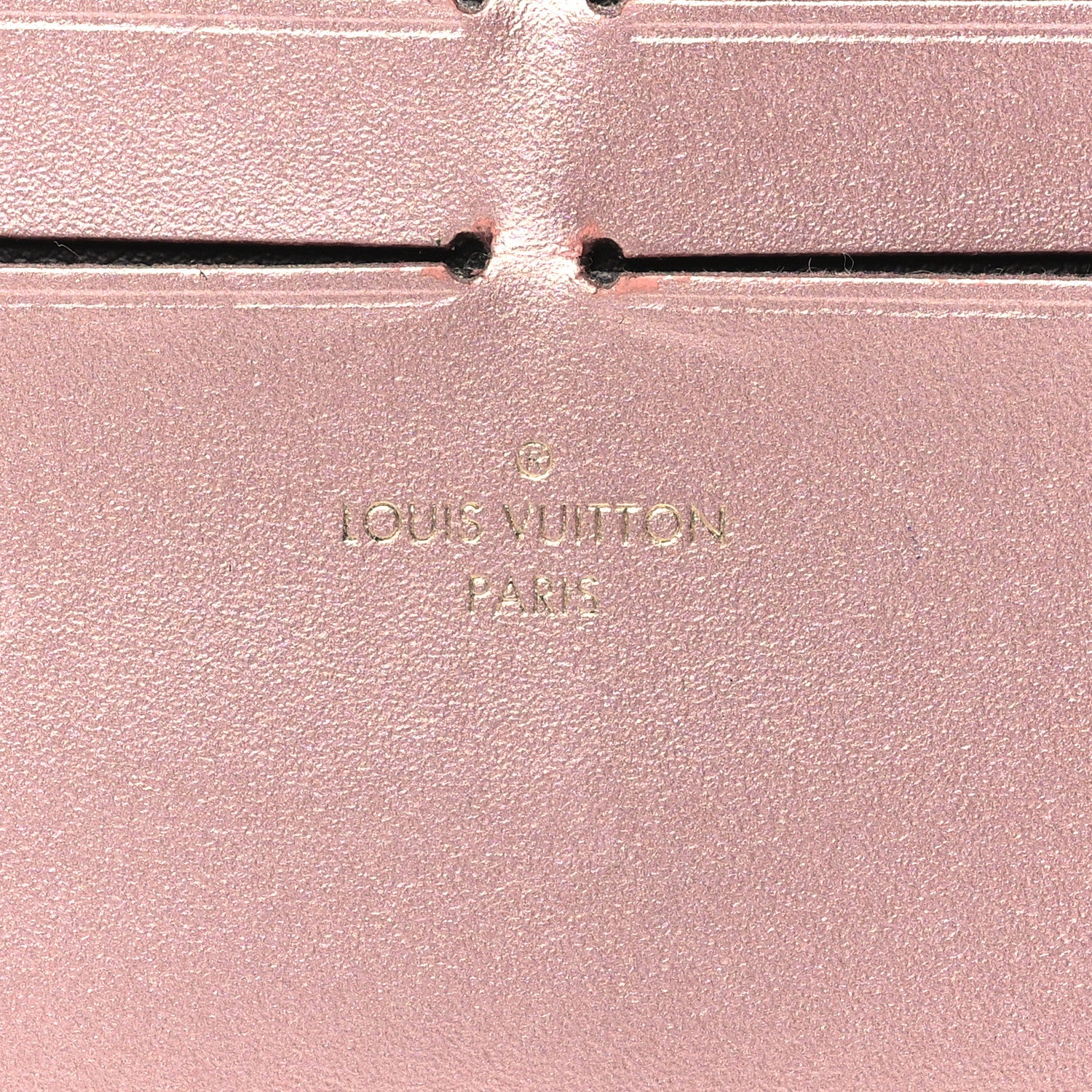 Louis Vuitton Metallic Felicie Card Holder Insert Pale Pink 6 of 9