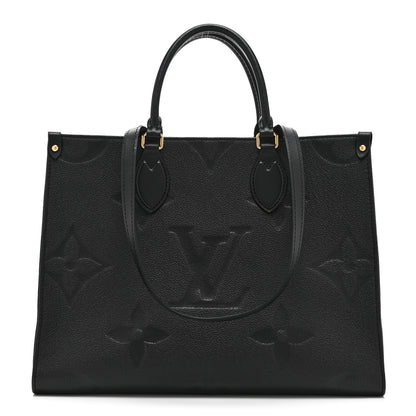 Louis Vuitton Empreinte Monogram Giant Onthego MM Black 1 of 9