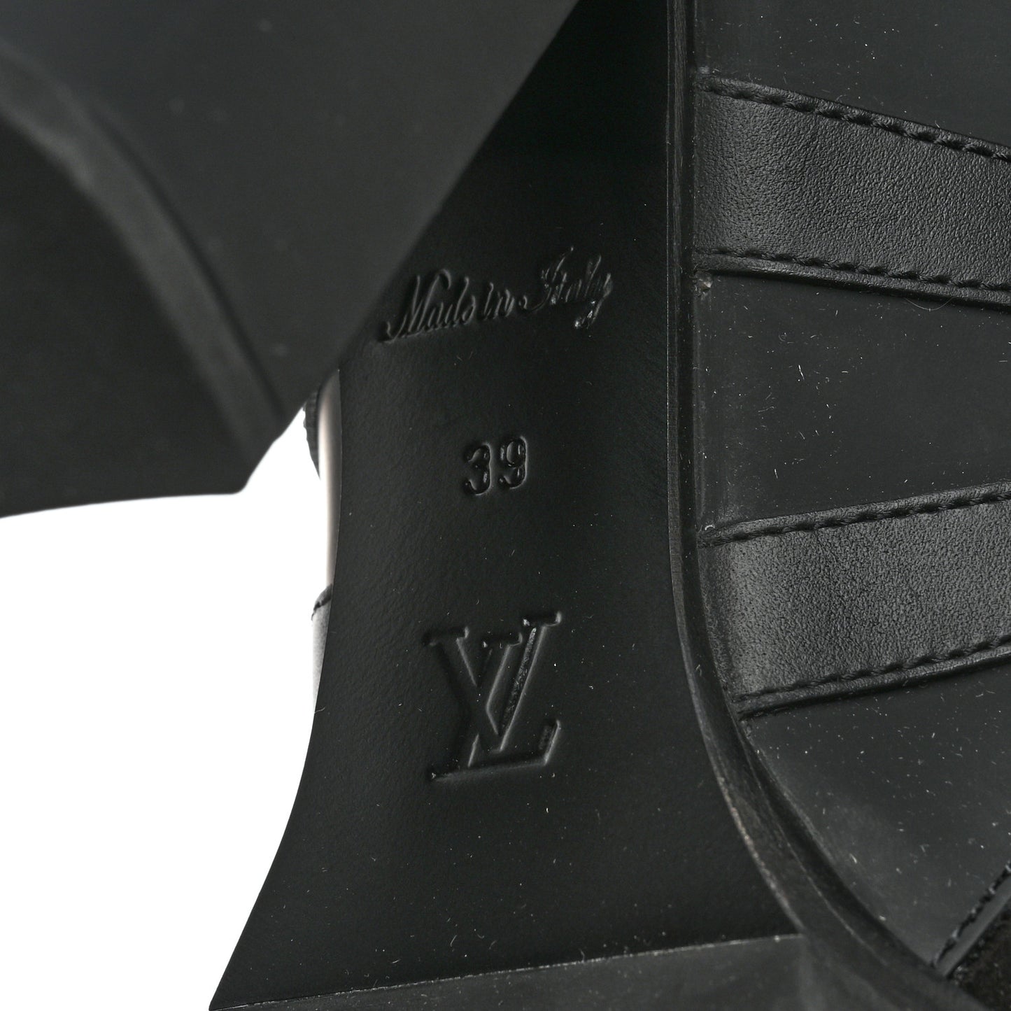 Suede Calfskin Monogram Star Trail Ankle Boots 39 Black
