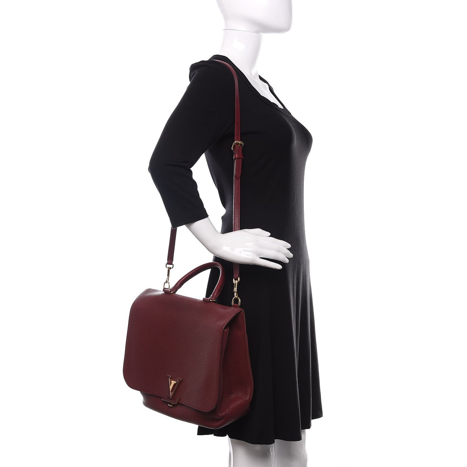 Louis Vuitton Taurillon Volta Bordeaux 2 of 12
