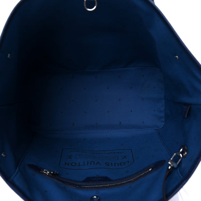Louis Vuitton Monogram Escale Neverfull MM Blue 6 of 14