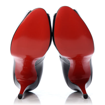Christian Louboutin Kid Very Prive 120 Pumps 36.5 Black Red 5 of 10