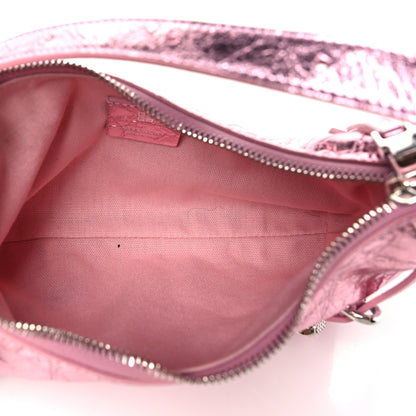 Givenchy Metallic Calfskin Mini Voyou Bag Silk Pink 5 of 9