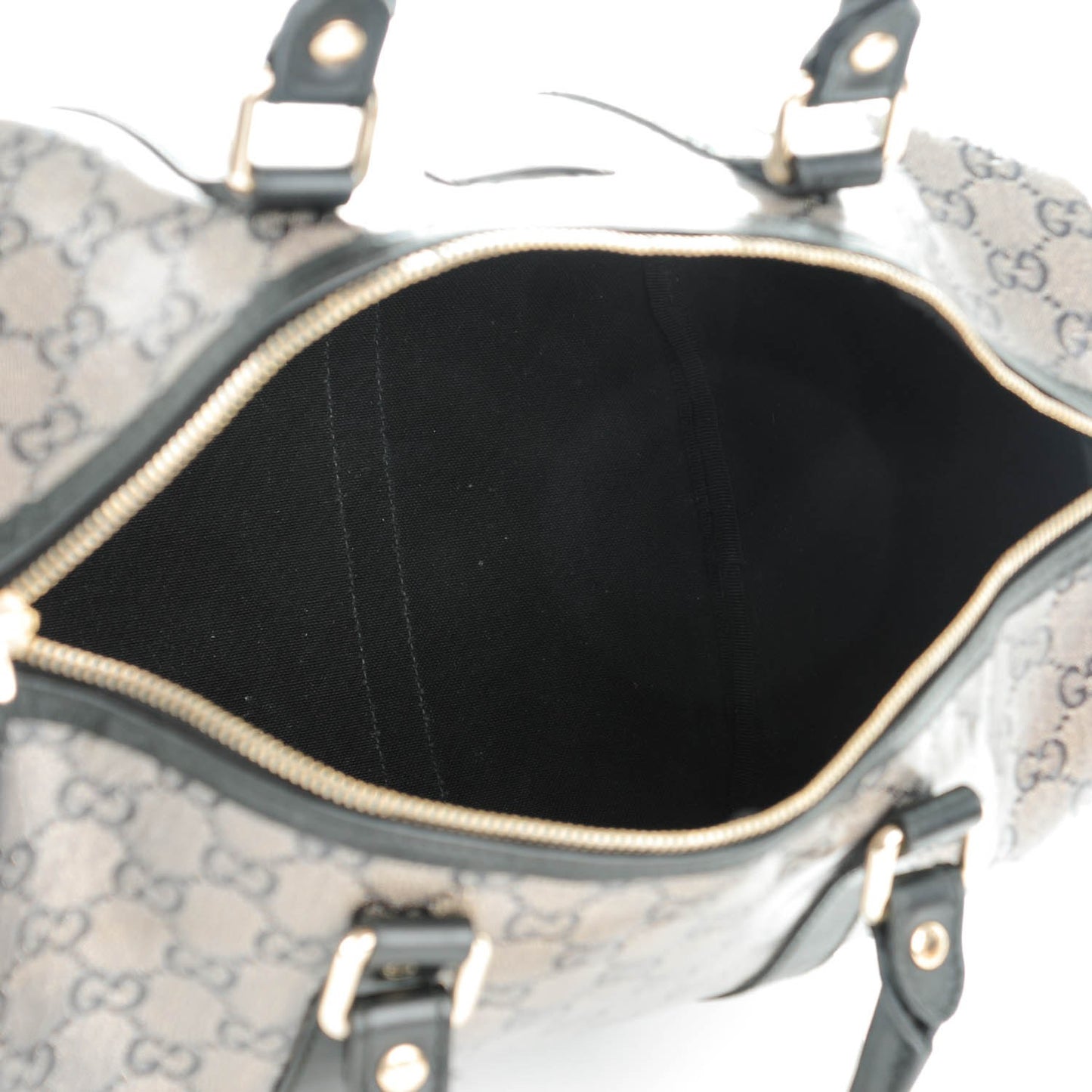Crystal Monogram Medium Joy Boston Black