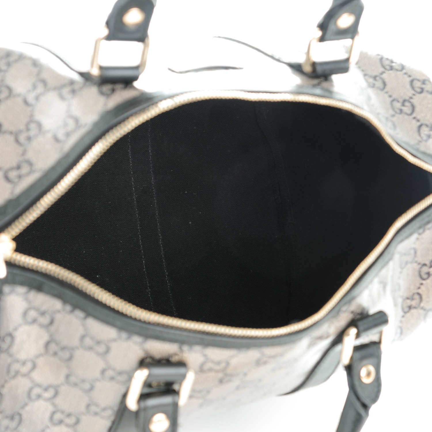 Gucci Crystal Monogram Medium Joy Boston Black 5 of 7