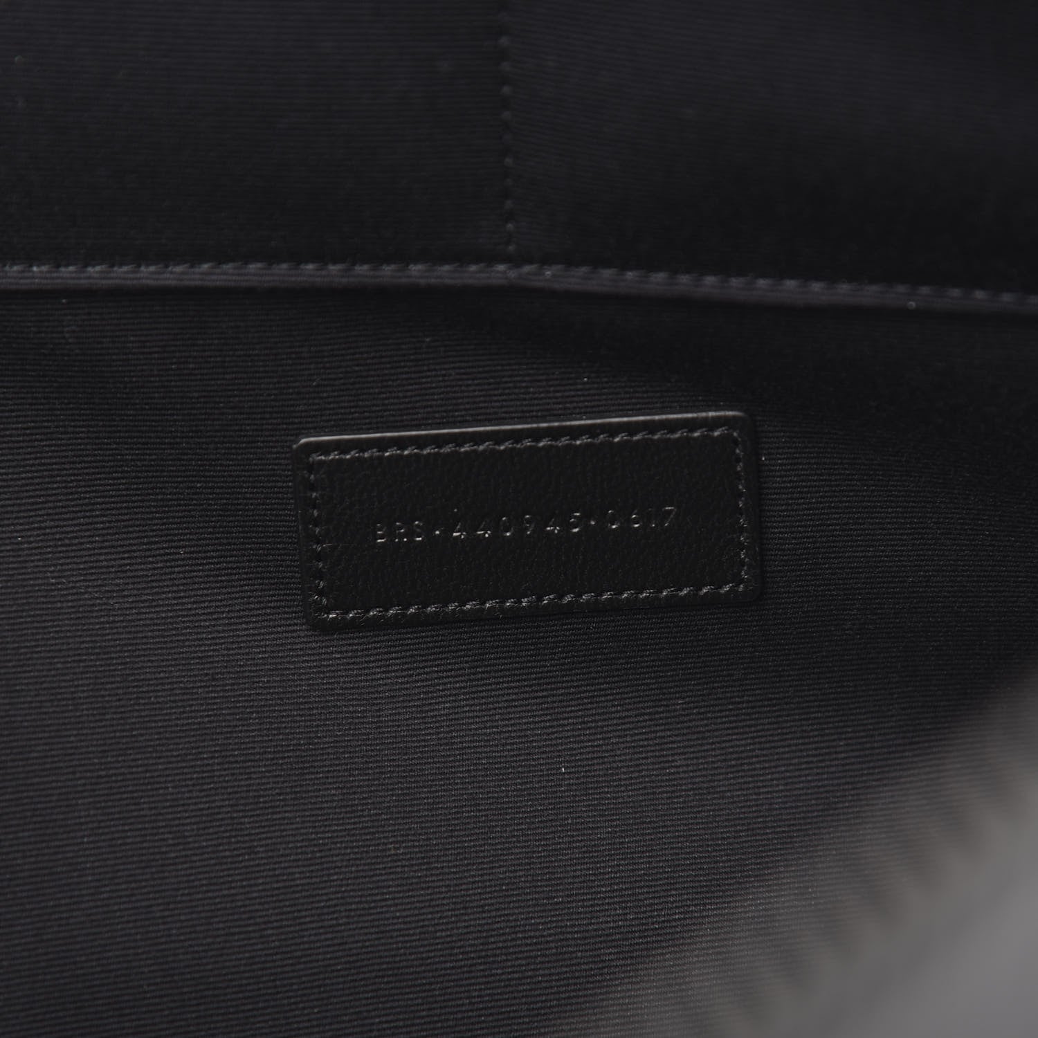 Saint Laurent Crocodile Embossed Calfskin Rider Document Holder Black 6 of 7