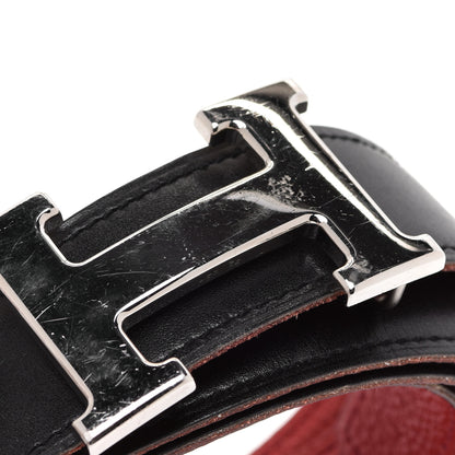 Hermes Box Togo 32mm H Belt 95 Black Rubis 8 of 8