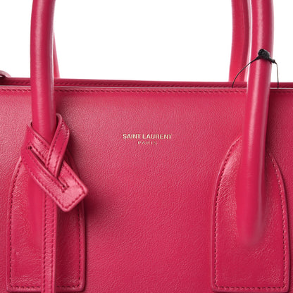 Saint Laurent Calfskin Small Sac De Jour Bubblegum 6 of 8