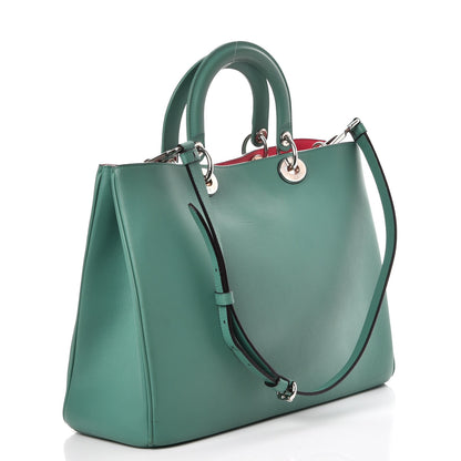 Christian Dior Smooth Calfskin Large Diorissimo Tote Green 4 of 14