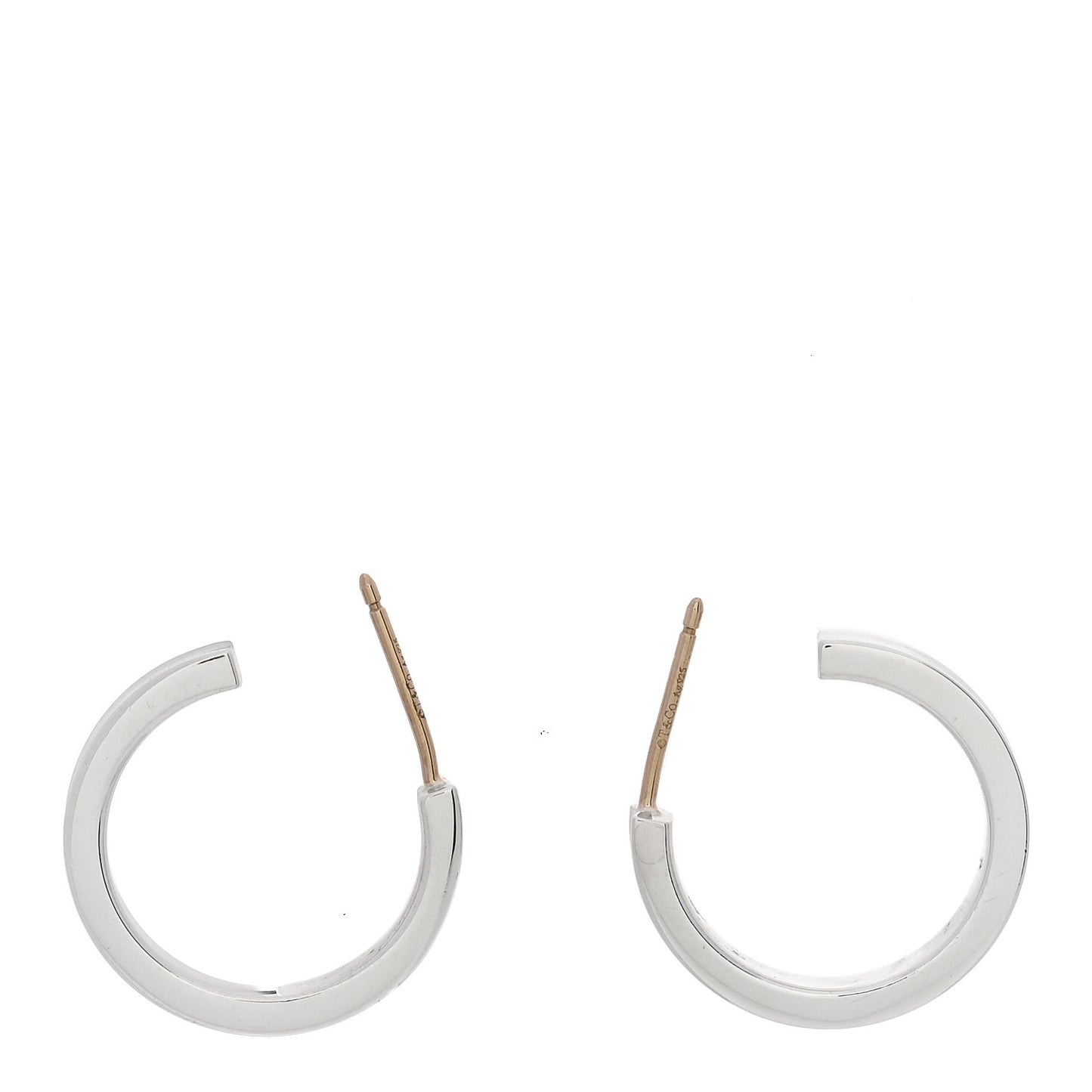 Sterling Silver 1837 Small Narrow Hoop Earrings