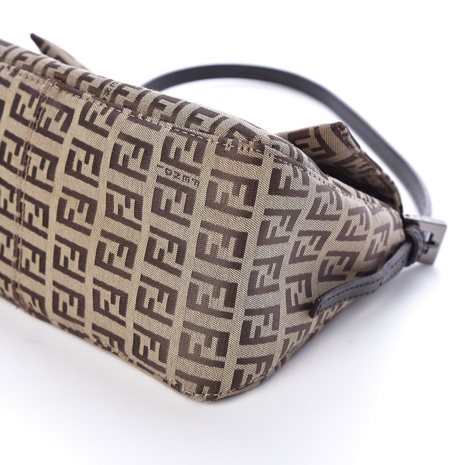 Fendi Zucchino Mini Mama Baguette Tobacco 8 of 10