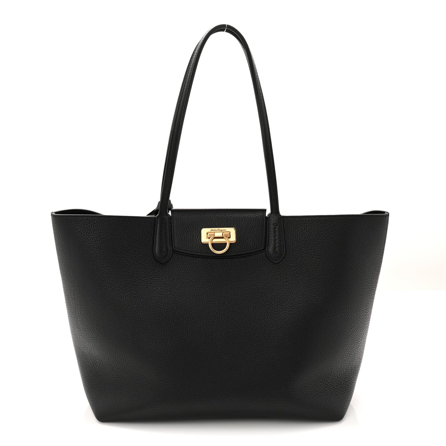 Calfskin Travel Tote Black