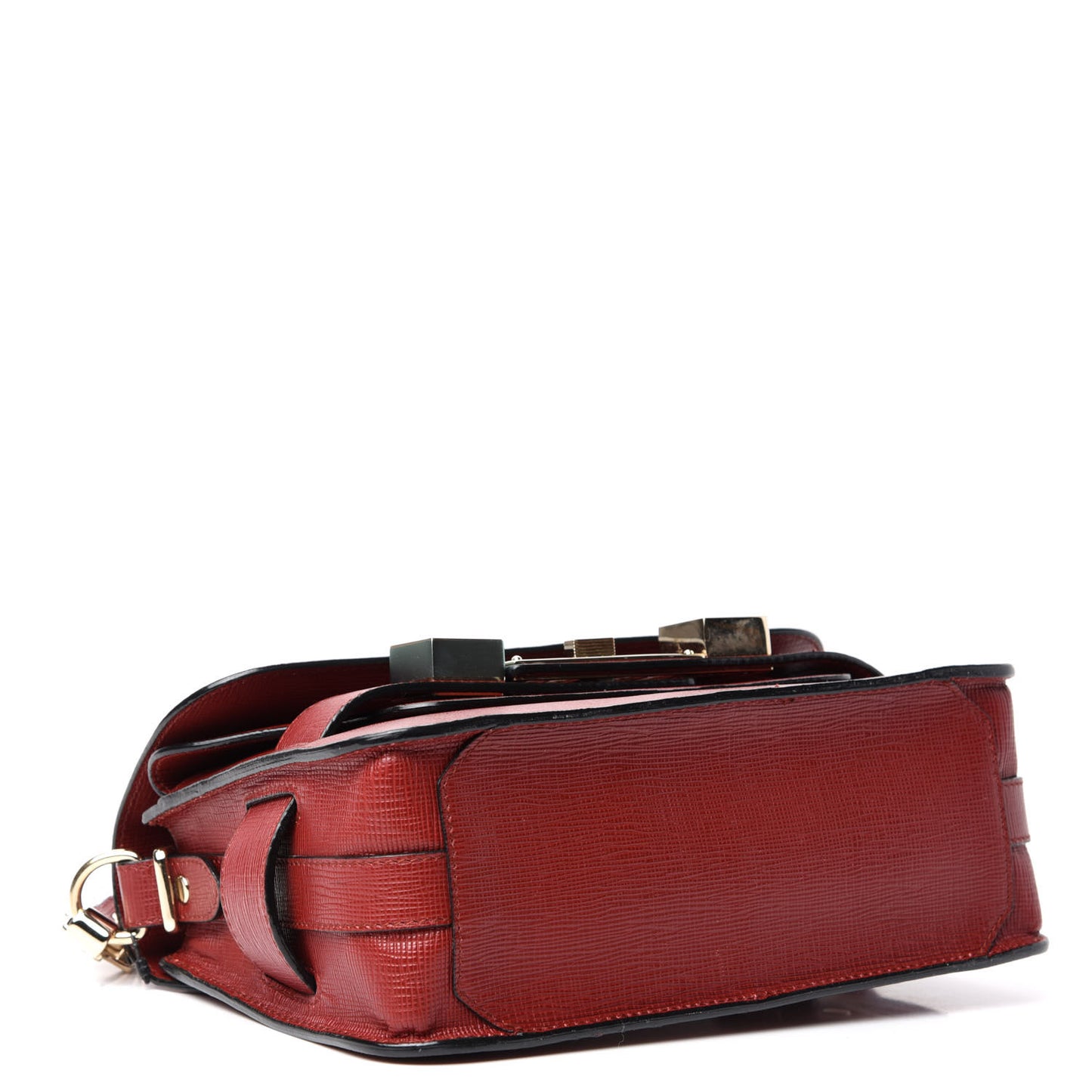 New Linosa Mini PS11 Classic Shoulder Bag Red Plum