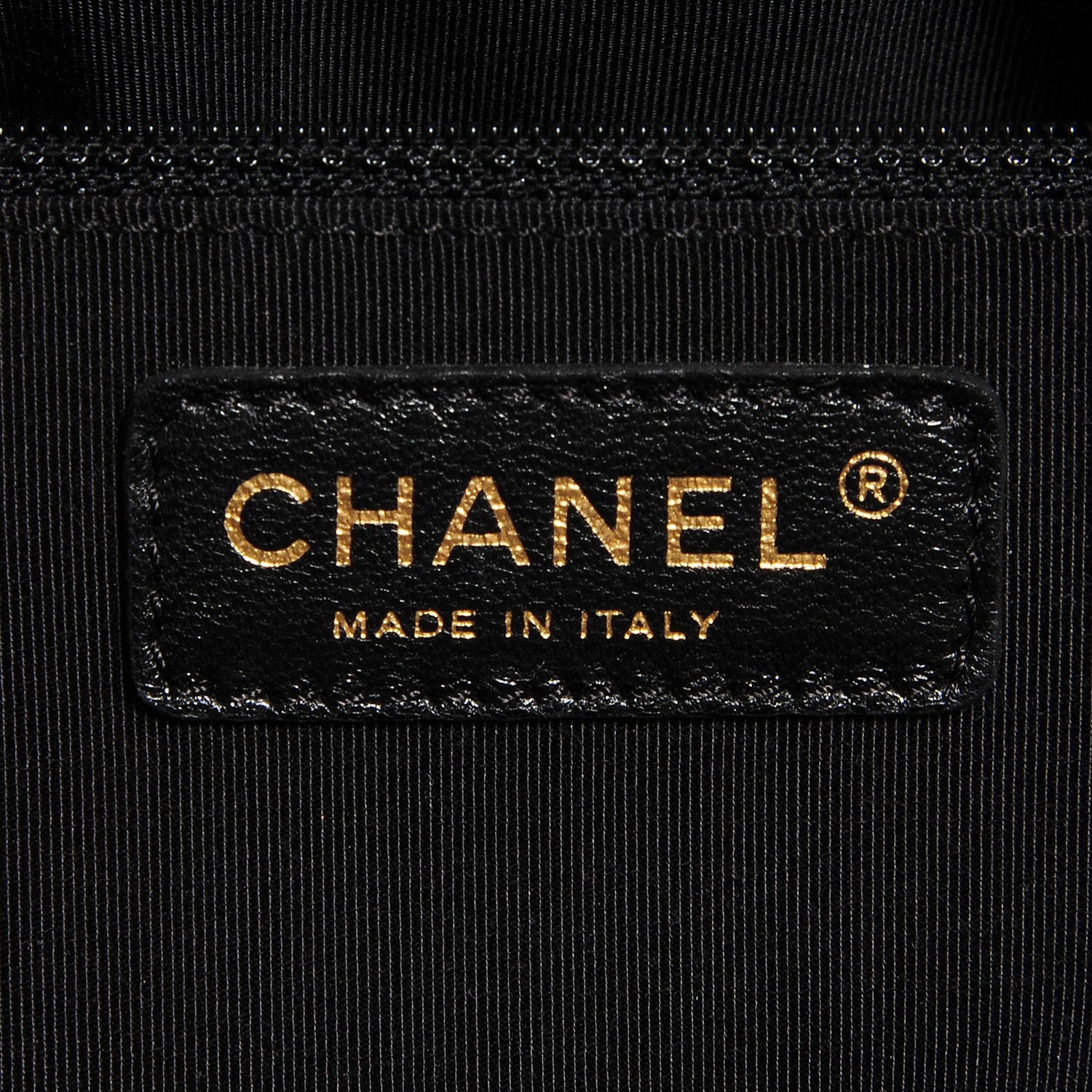 Chanel Calfskin Cerf Executive Shopper Tote Black 6 of 8