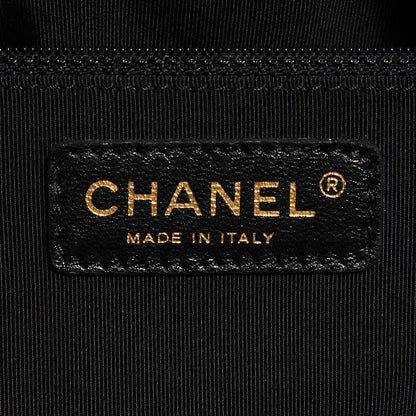 Chanel Calfskin Cerf Executive Shopper Tote Black 6 of 8