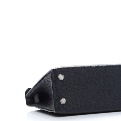 Hermes Chevre Chandra Mini Kelly Sellier 20 Black 6 of 8