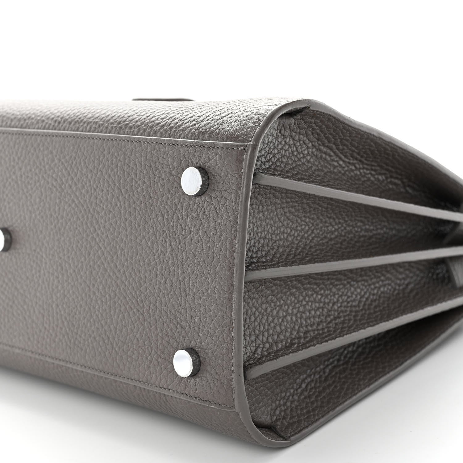Saint Laurent Grained Calfskin Small Sac De Jour Fog 10 of 10