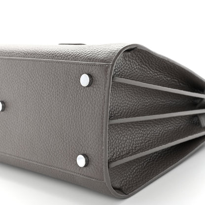 Saint Laurent Grained Calfskin Small Sac De Jour Fog 10 of 10