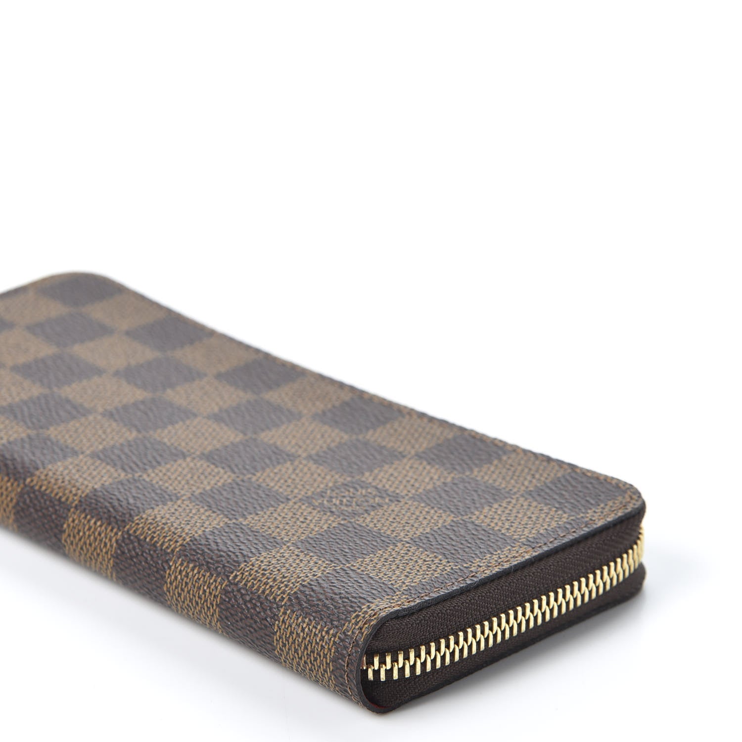 Louis Vuitton Damier Ebene Clemence Wallet Cherry 6 of 9