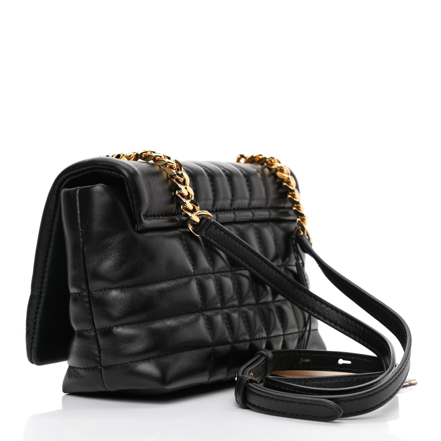 Burberry Lambskin Quilted Mini Lola Bag Black 3 of 8