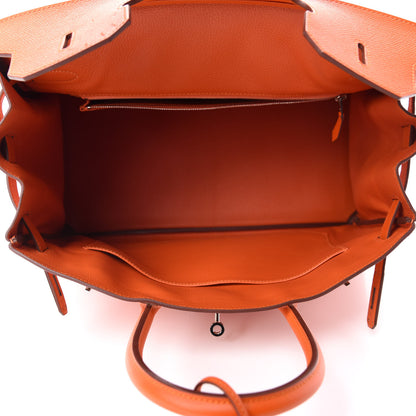 Hermes Epsom Birkin 35 Orange 5 of 11