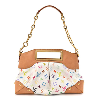 Louis Vuitton Monogram Multicolor Judy MM White 1 of 14