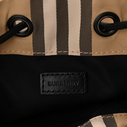 Burberry Econyl Icon Stripe Phoebe Drawcord Pouch Archive Beige 6 of 9