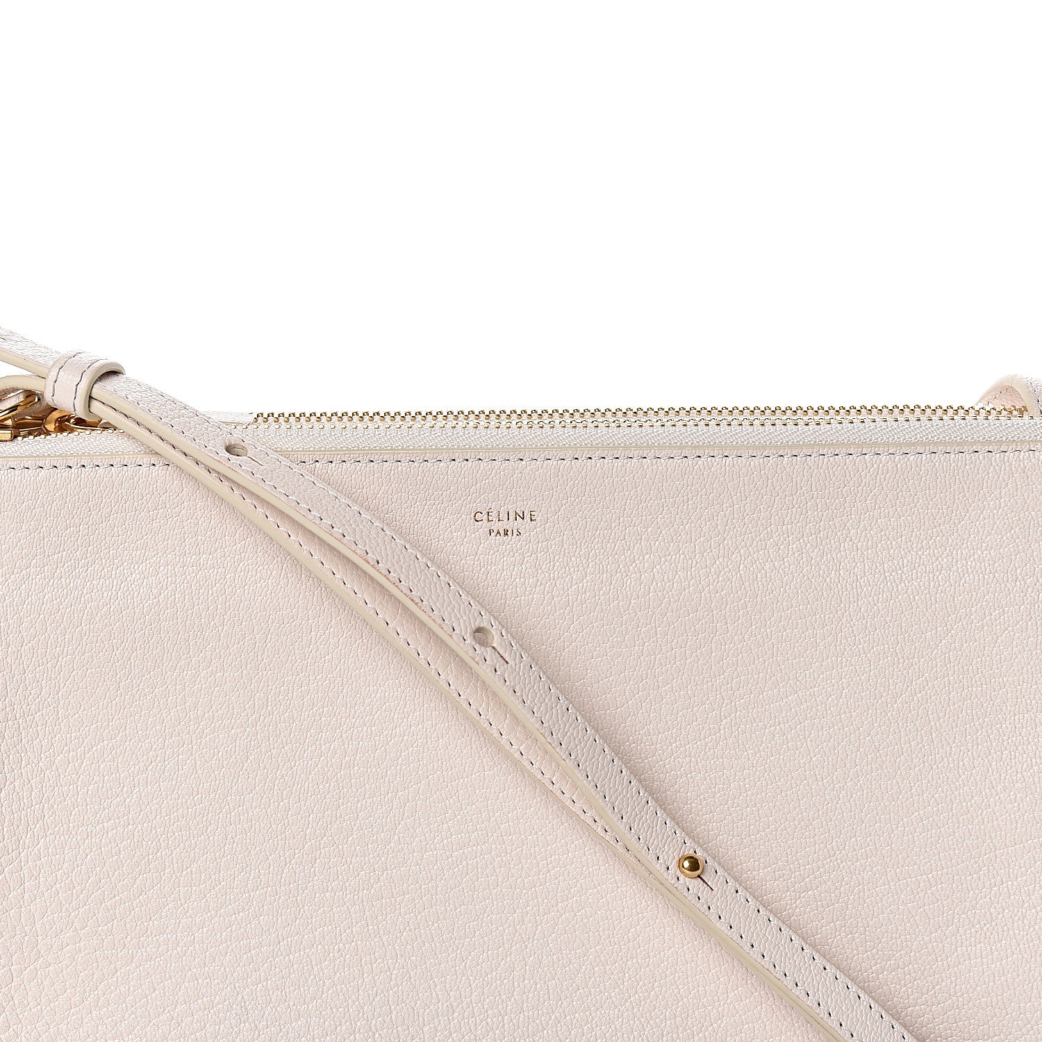 Celine Goatskin Large Trio Crossbody Bag Linen 14 of 14